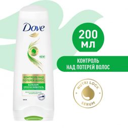 Dove Hair Therapy бальзам-ополаскиватель Контроль над потерей волос, 200 мл